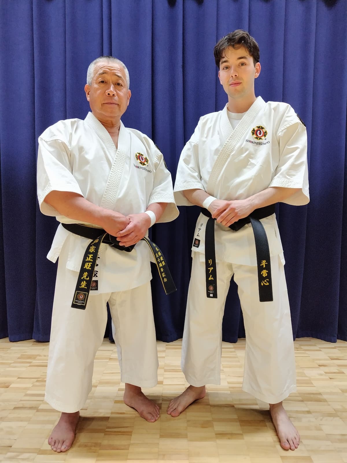 Liam Callaghan training Shorinji Kempo in Japan