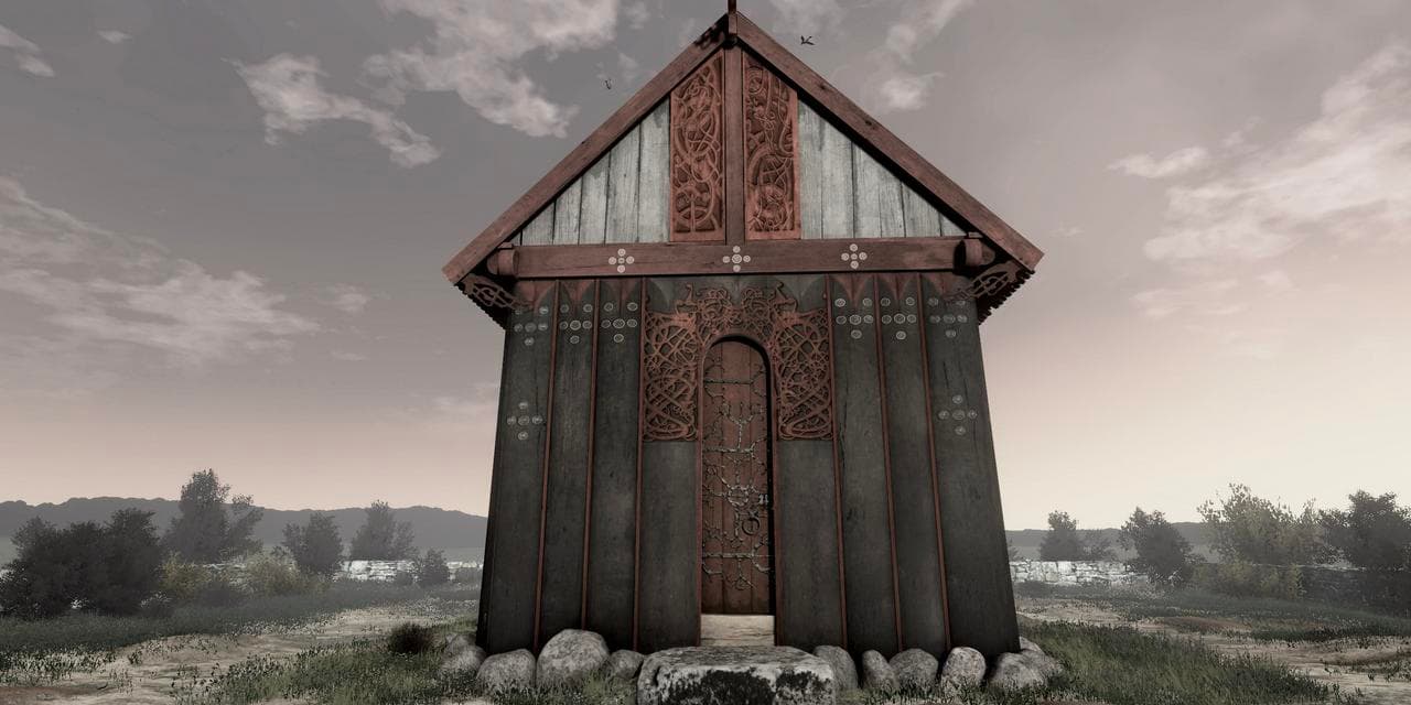 Hemse Stave Church digital reconstruction